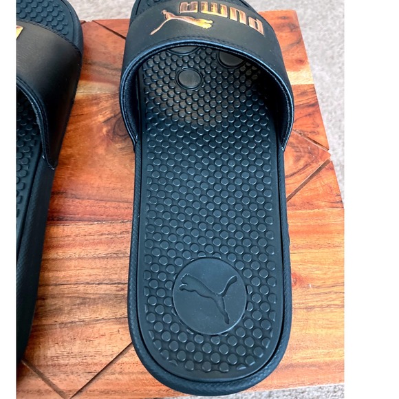 Puma Cool Cat BX Wns Slides Black Rose Gold Womens Size 11 Sandals NWT - Picture 5 of 12